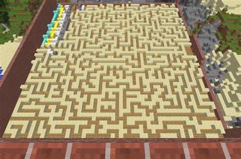 Minecraft Maze Printable Design