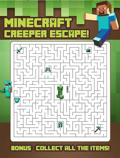 Minecraft Maze Printable Inspiration