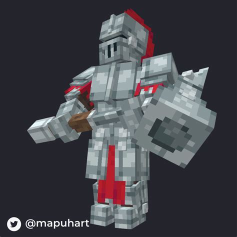 Minecraft Medieval Knight Model