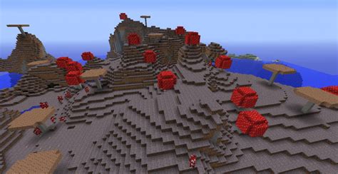 Mushroom Island Seed Template for Minecraft