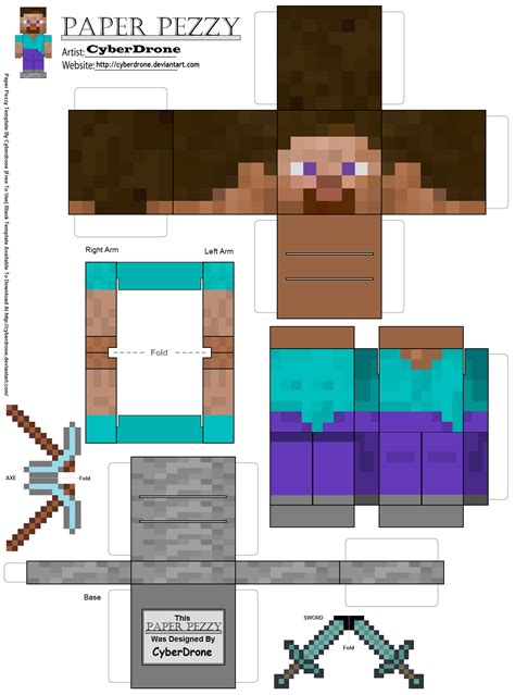 Minecraft Papercraft Designs