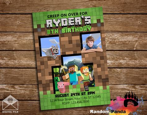 Minecraft Party Invitation Final Thoughts