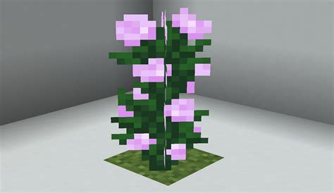 Minecraft Peony Template in 3D