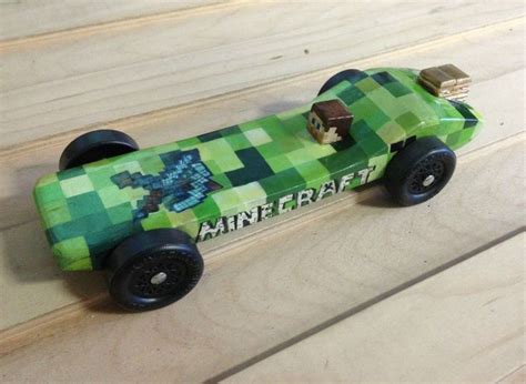 Minecraft Pinewood Derby Car Build