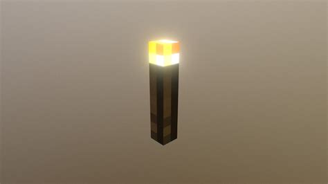 Minecraft Redstone Torch 3D pen template