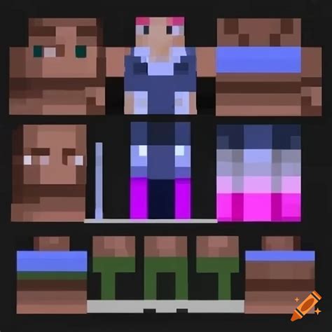 Minecraft Skin Template Designs