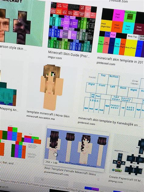 Minecraft skin template maker