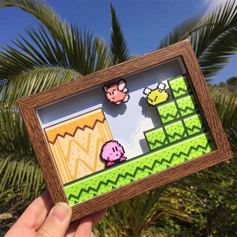 Mini 3D Shadow Box Template