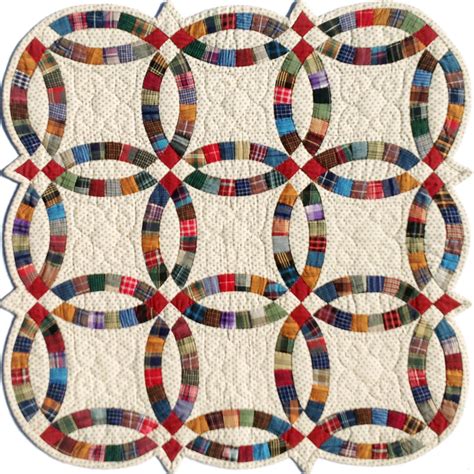 Mini Double Wedding Ring Quilt Pattern