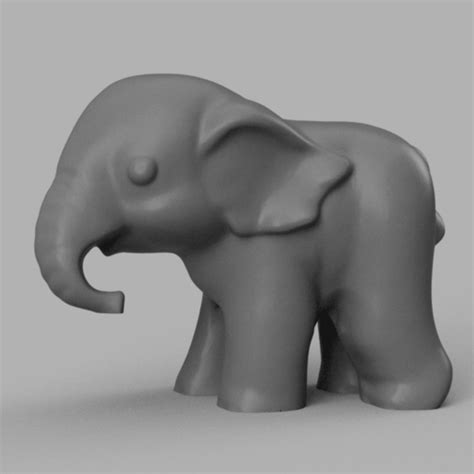 Mini elephant 3D print