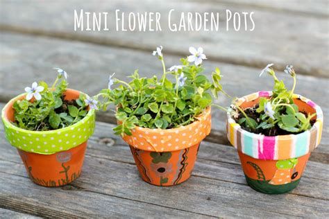 Mini flower pot ideas