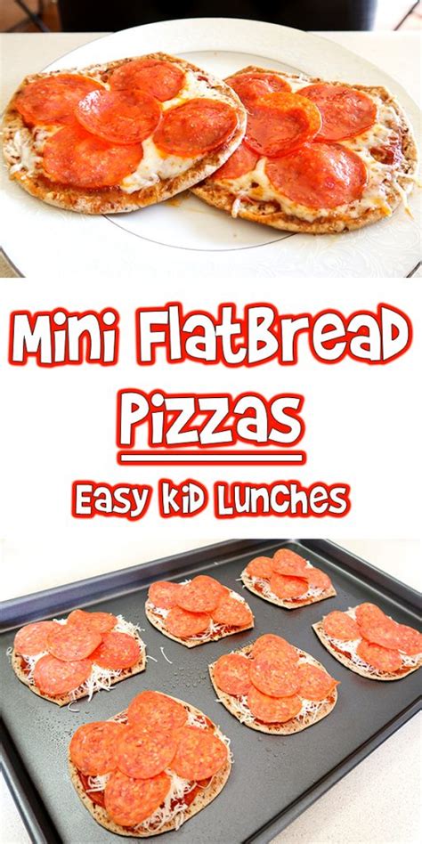 Mini pizza printables for kids lunch box