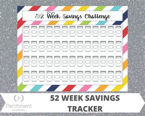 Mini Savings Challenge Free Printable Tracker