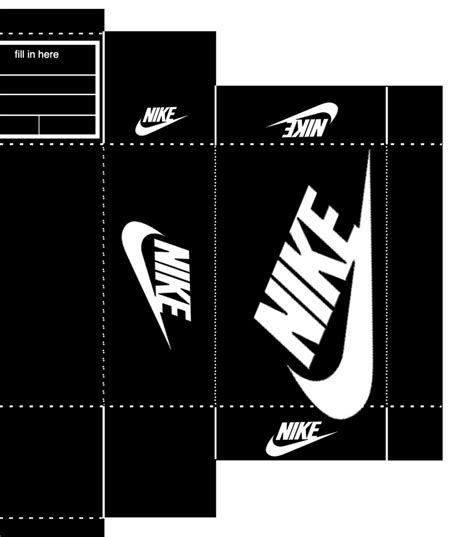 Mini shoe box template ideas