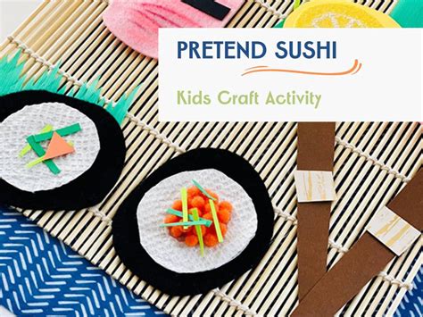 Mini sushi printables for kids tempura bits