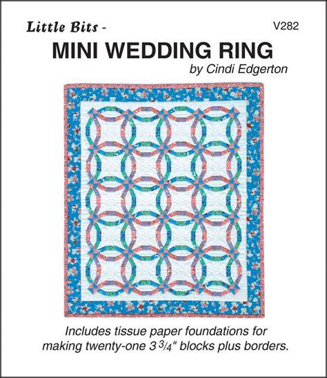 Mini Wedding Ring Quilt Template