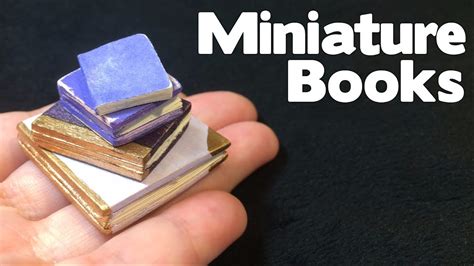 Miniature art books in a 1:12 scale