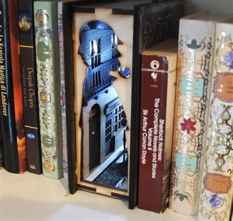 Miniature book scene with books and accessories