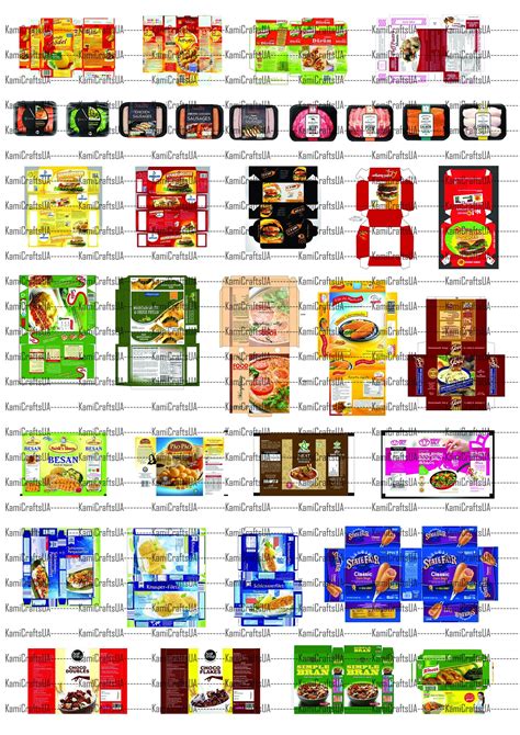 Miniature Food Printables Gallery 1