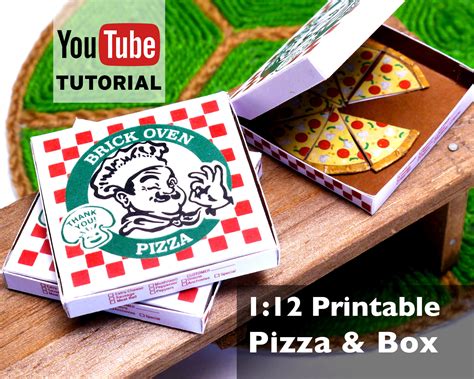 Miniature Pizza Box Design 9