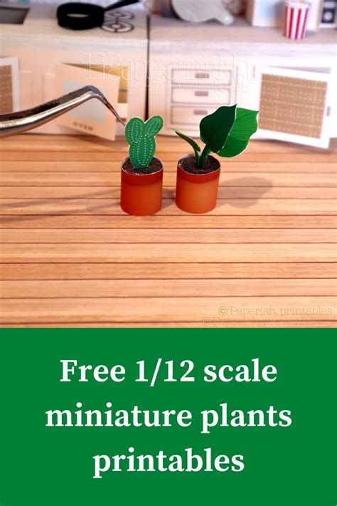 Miniature Plant Printables