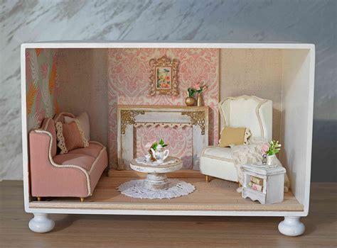 Miniature furniture for dollhouses