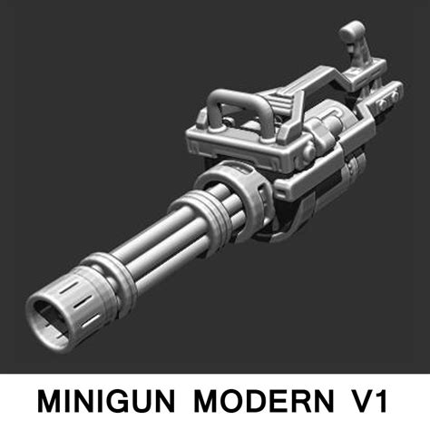 Modern Minigun variants