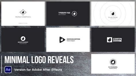 Minimal Logo Reveal Template by Creative Market