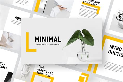 Minimal PowerPoint template example