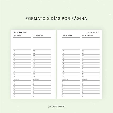 Minimalist Agenda Template