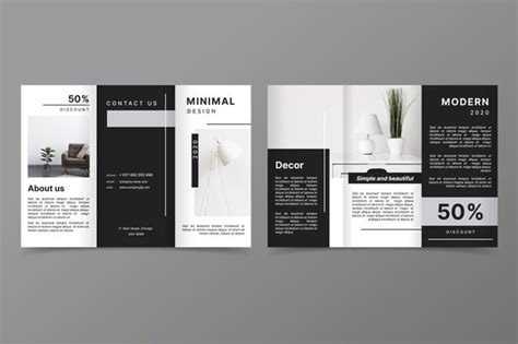 Minimalist Brochure PSD Template