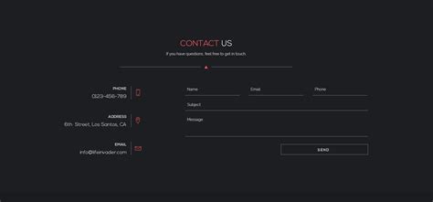 Minimalist Contact Form