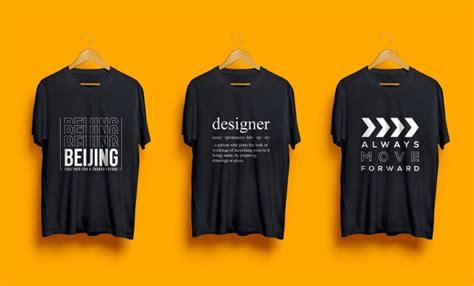 A minimalist design tee template