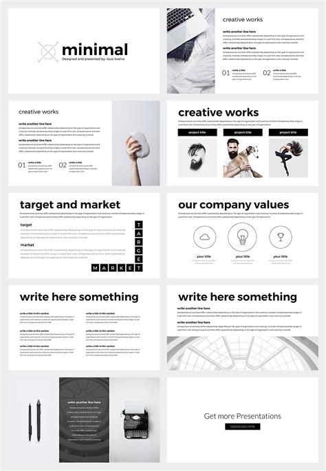 Minimalist Keynote Templates