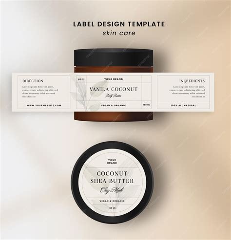 Minimalist label design