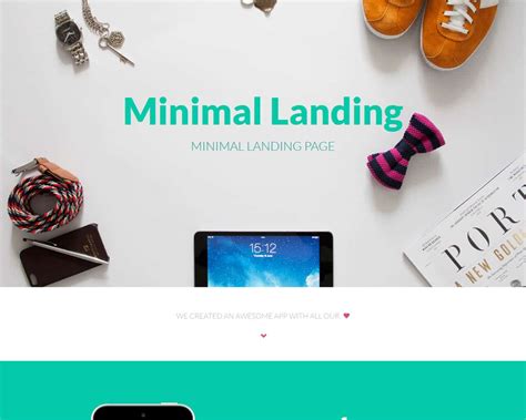 Minimalist Landing Page