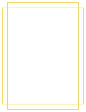 Minimalist line border template for simple designs