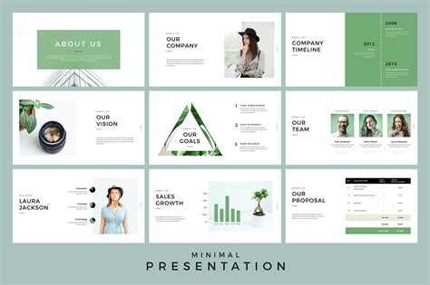 Minimalist Master PowerPoint template