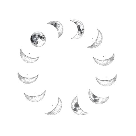 Minimalist Moon Phase Template