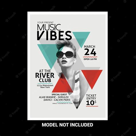 Minimalist Music Flyer Template