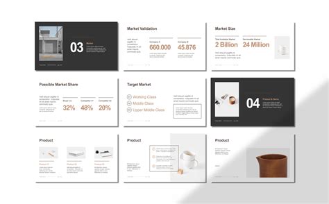 A simple and effective minimalist pitch deck template