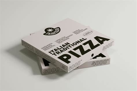 minimalist pizza box design