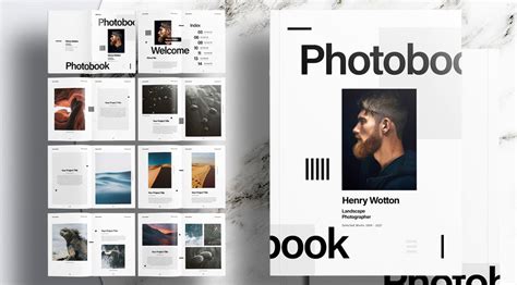 Minimalist Portfolio Photobook Template