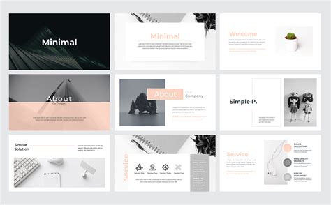 Minimalist PowerPoint Template Inspiration