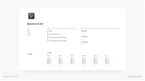 A minimalist productivity template for Notion