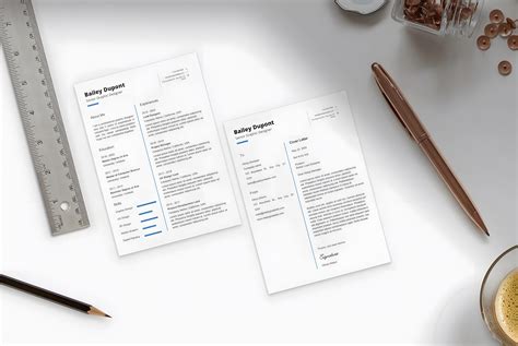 Benefits of using a minimalist resume template