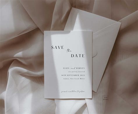 Benefits of Minimalist Save the Date Templates