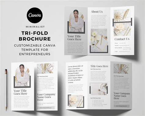 Minimalist Tri-Fold Brochure Template