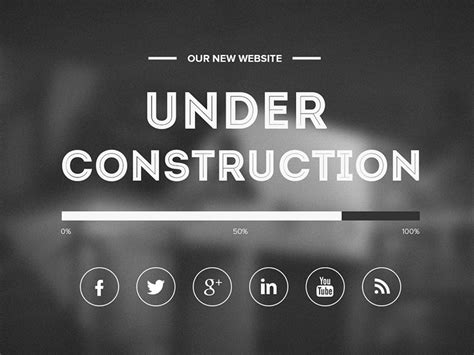 Minimalist Under Construction Template