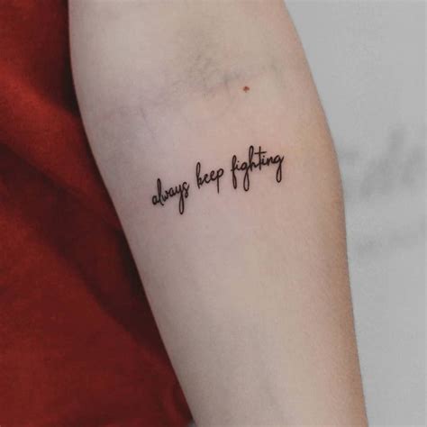 Minimalist uplifting tattoos for a subtle look